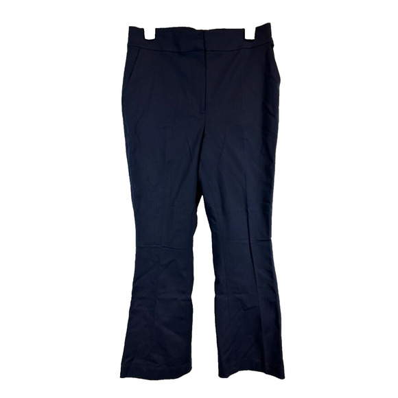 Boden Navy kick flare Cropped Pants - Picture 1 of 8